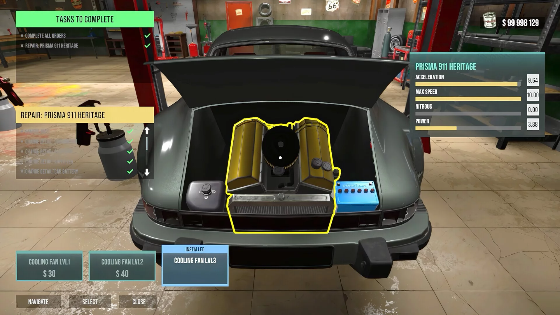 Изображение игры: Car Tuning Garage Simulator