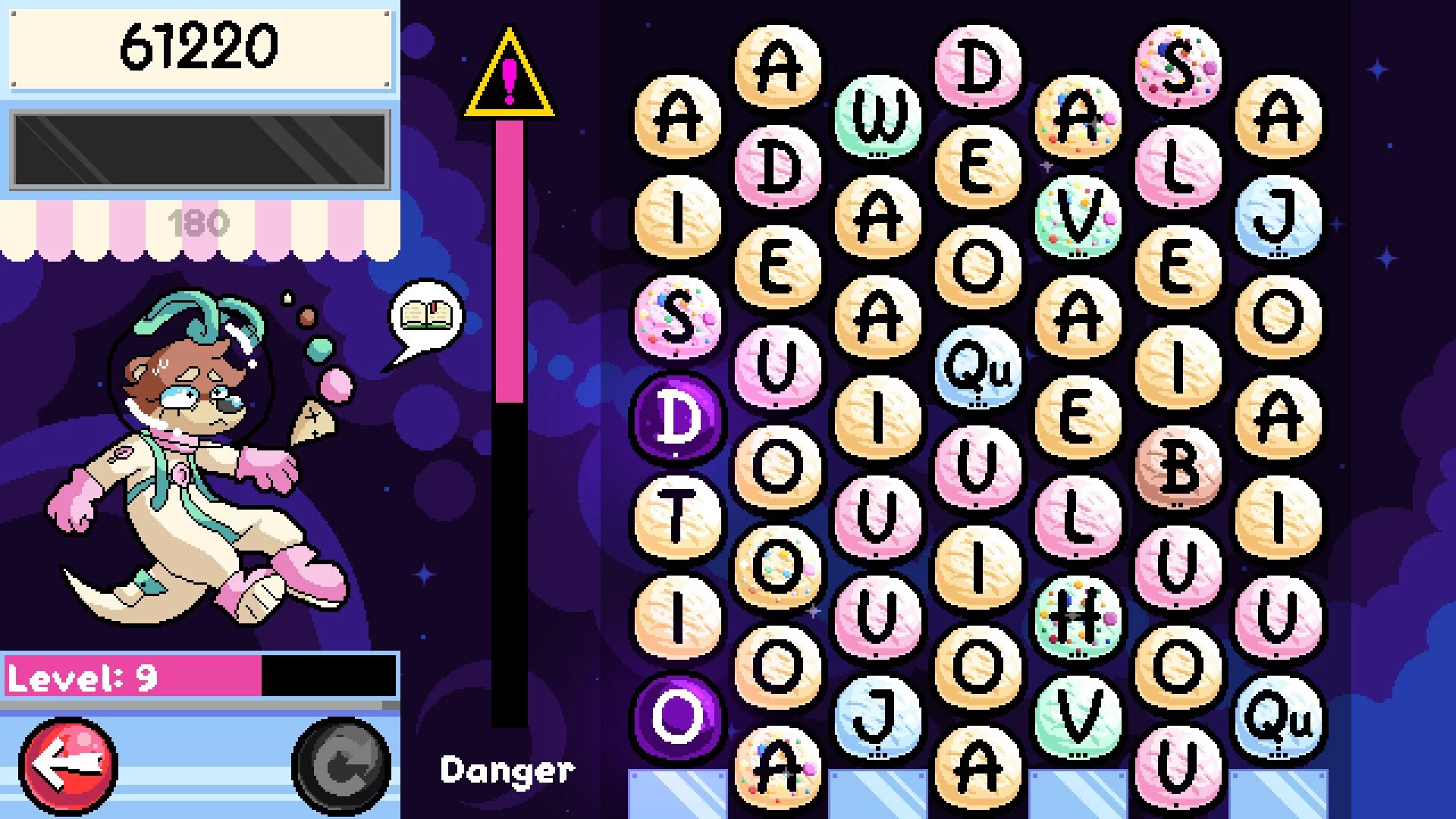 Изображение игры: WordScoop With Gelato the Otter