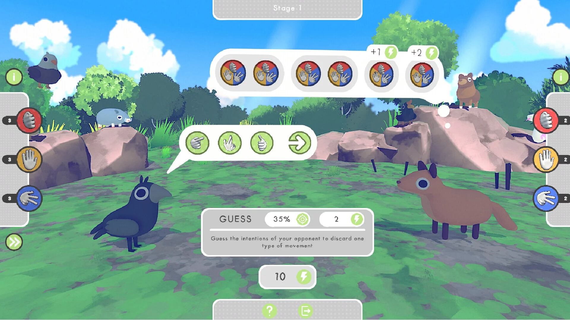 Изображение игры: Beastly Tactics: Rock Paper Scissors