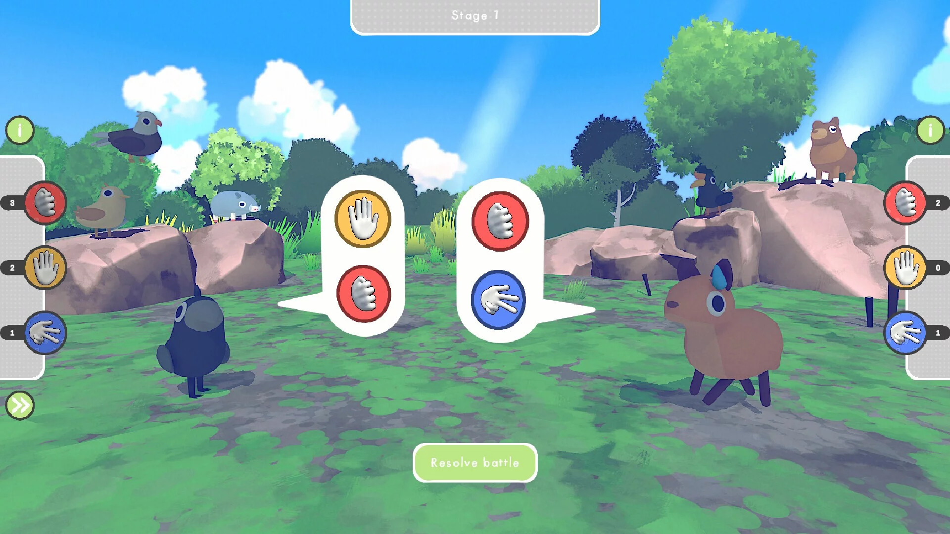 Изображение игры: Beastly Tactics: Rock Paper Scissors