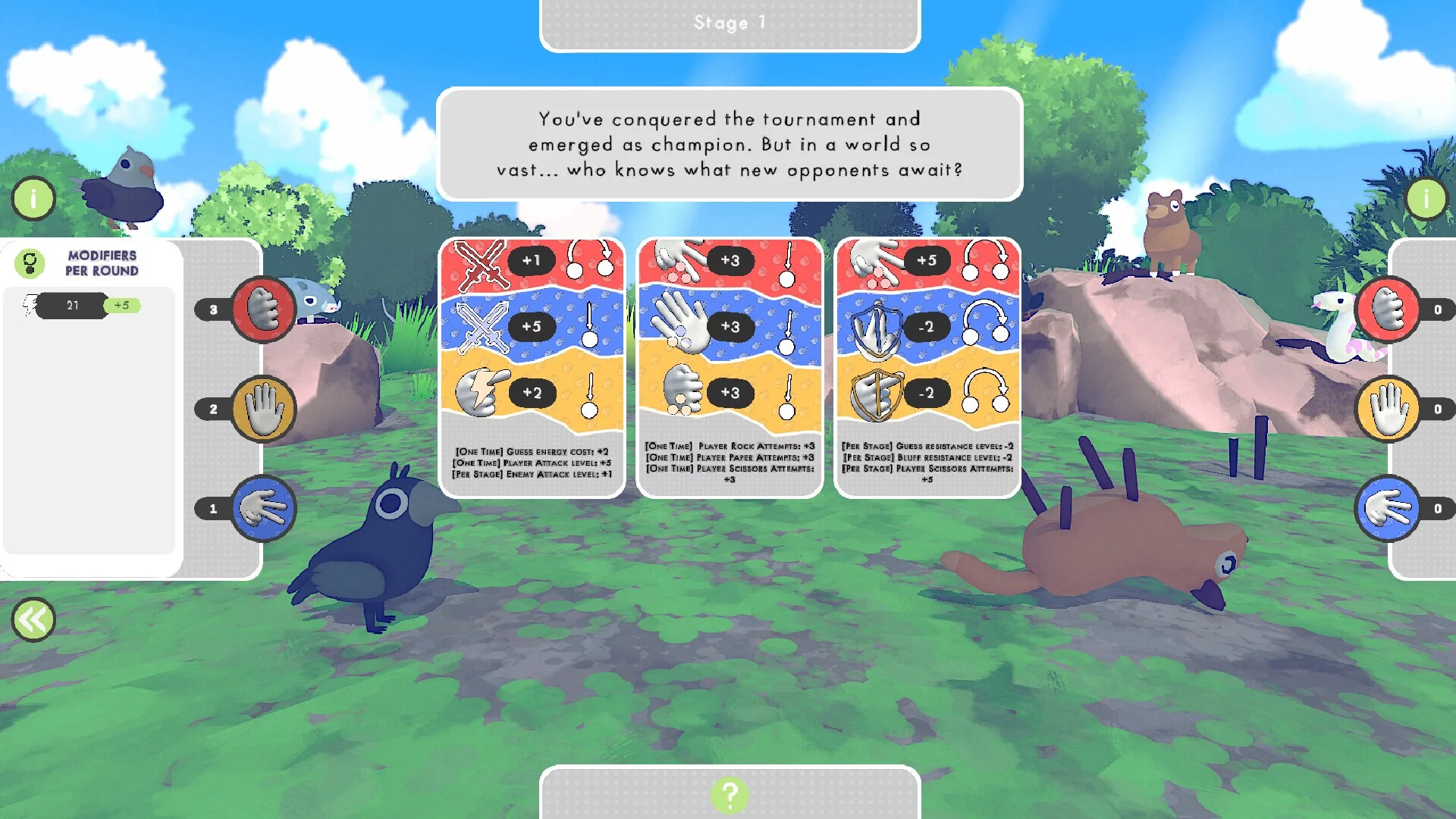 Изображение игры: Beastly Tactics: Rock Paper Scissors