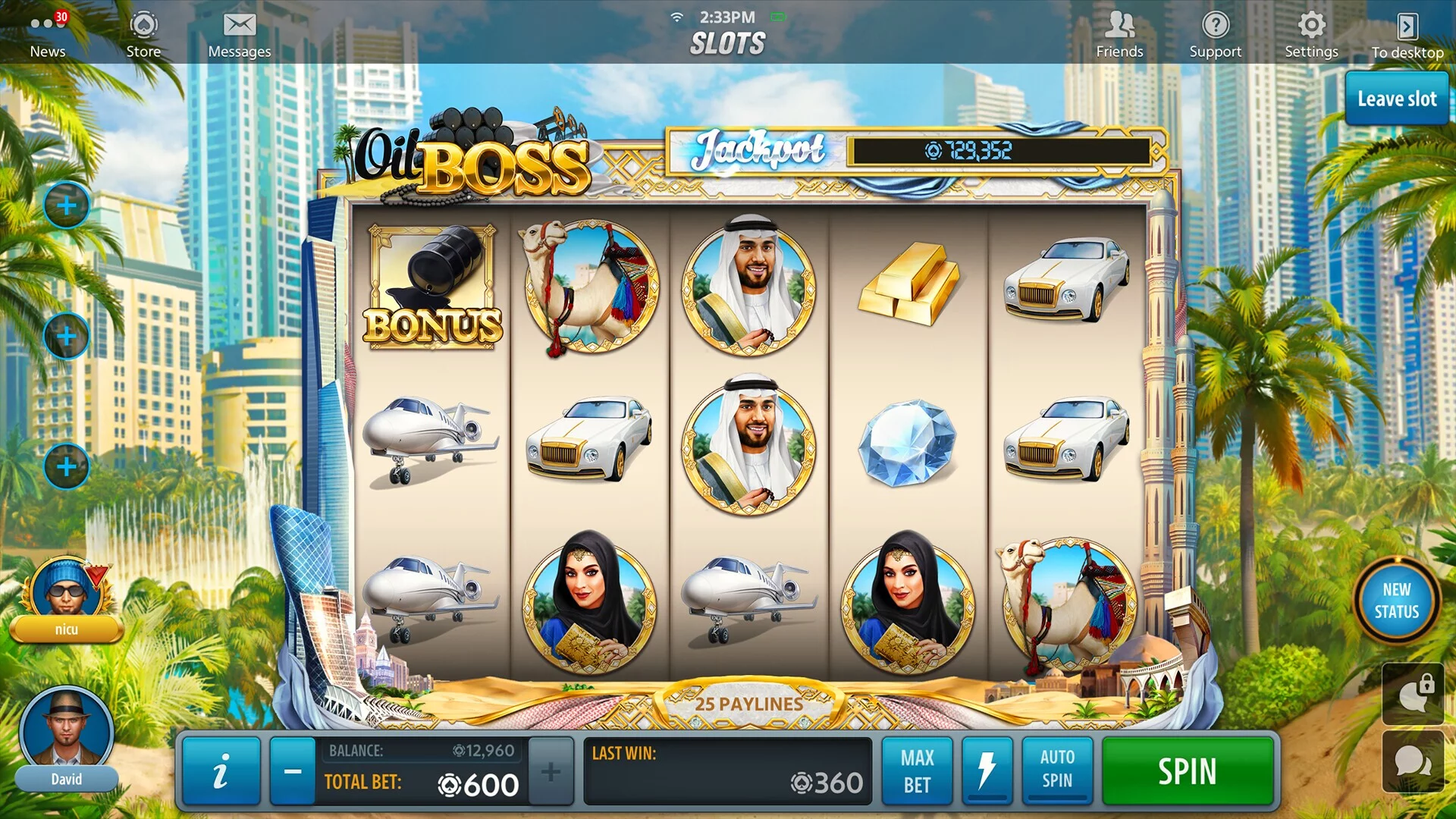 Изображение игры: Vegas Casino & Slots: Slottist