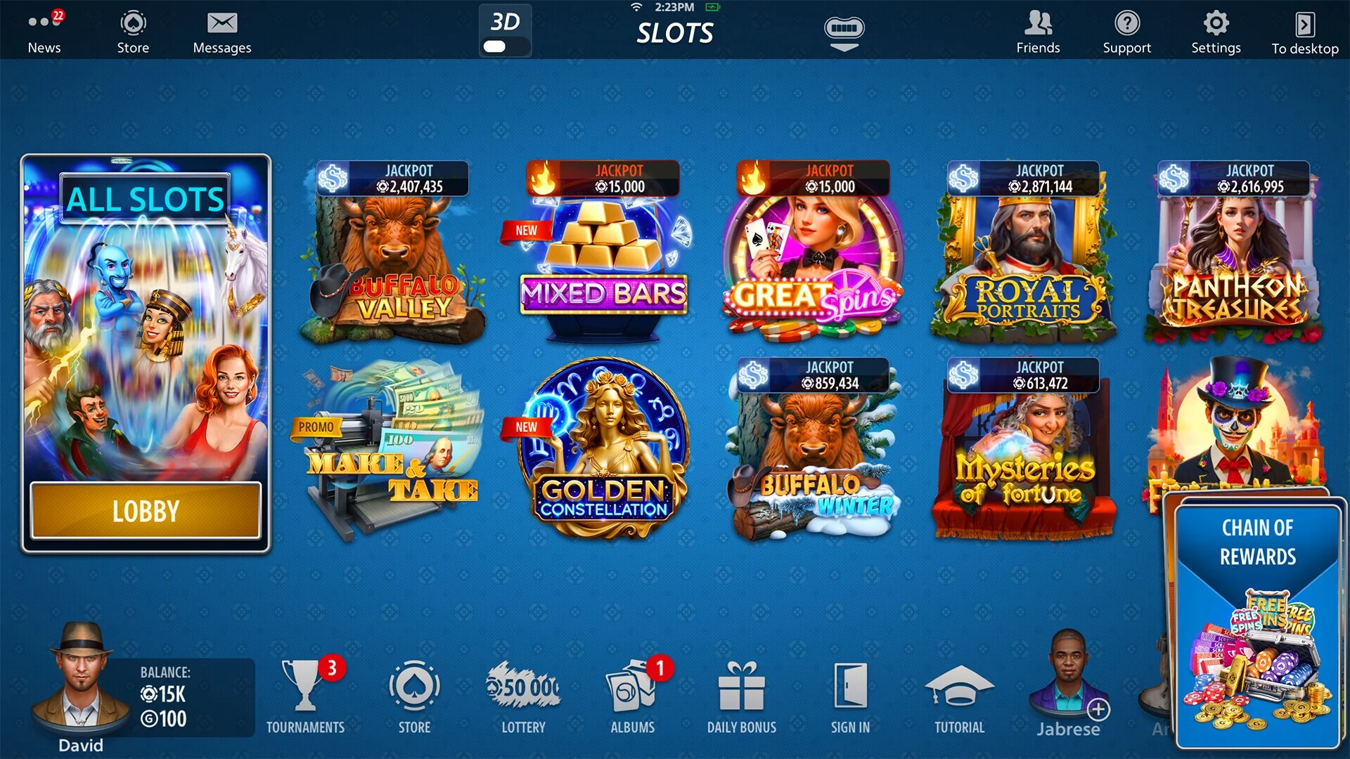 Изображение игры: Vegas Casino & Slots: Slottist