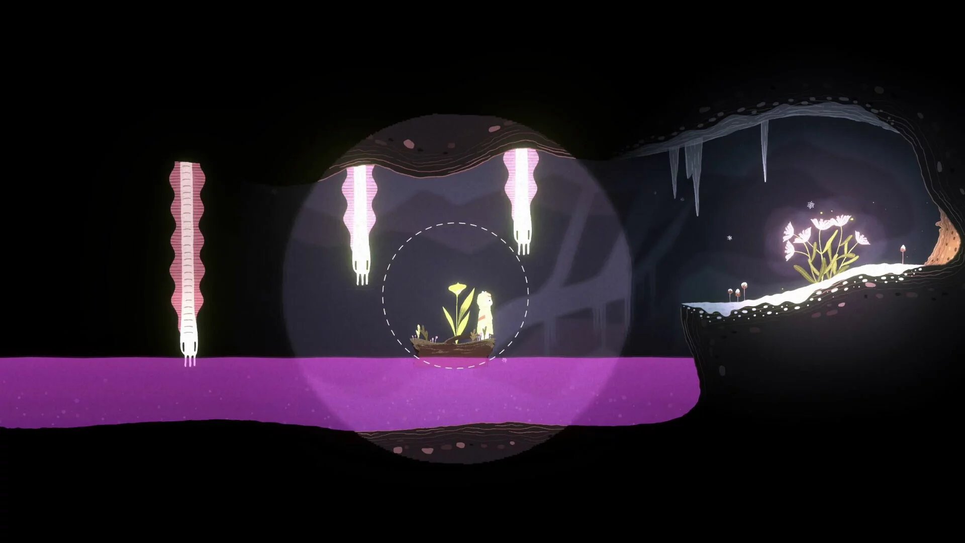 Изображение игры: Oscuro Blossom's Glow