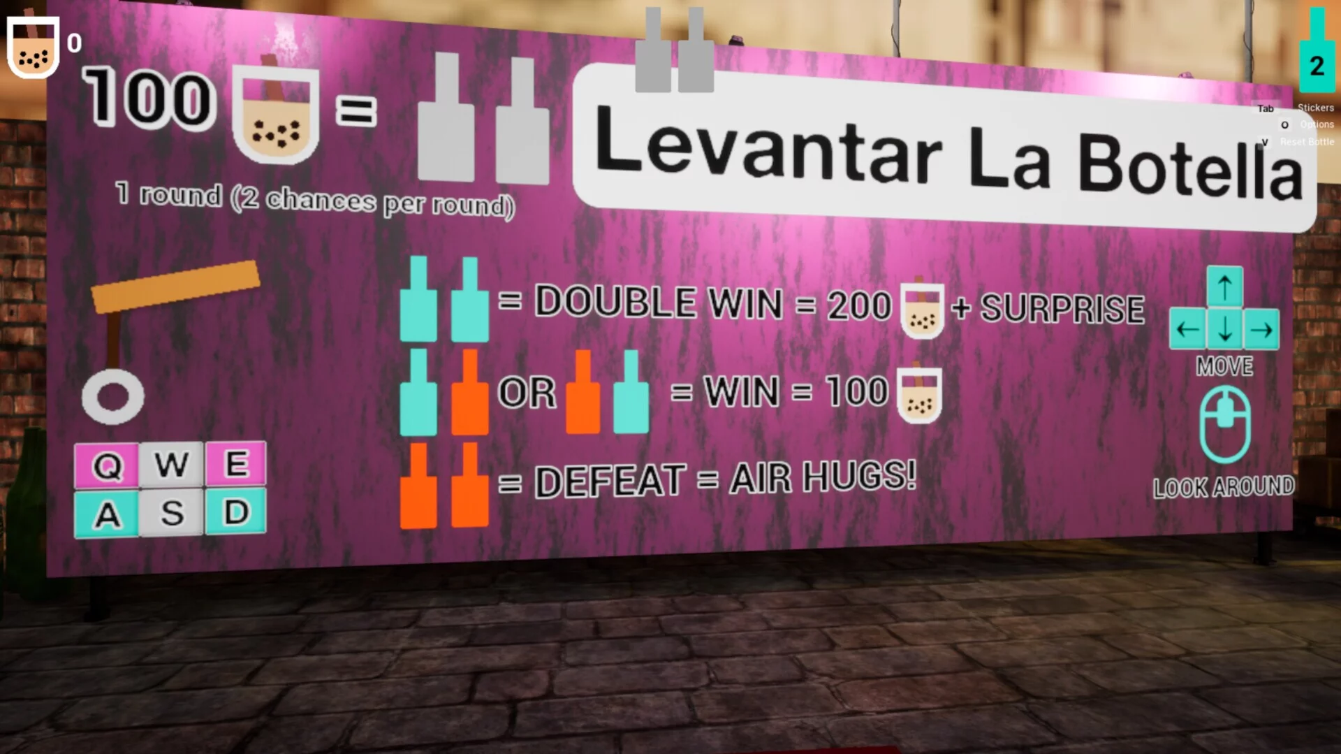 Изображение игры: Levantar La Botella