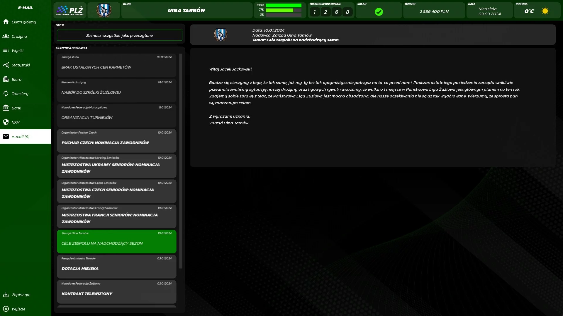 Изображение игры: Speedway Club Manager 25