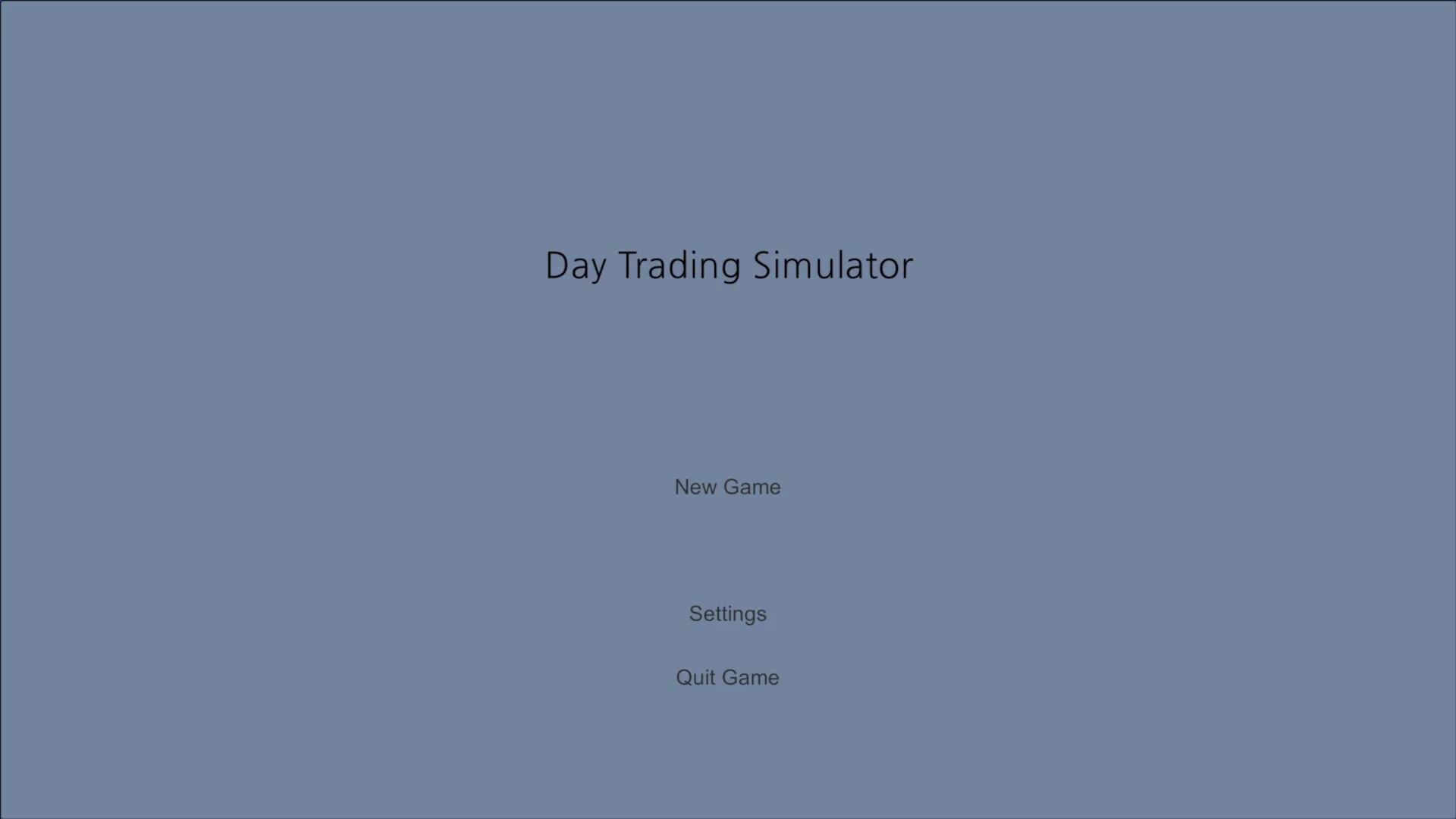 Изображение игры: Day Trading Simulator