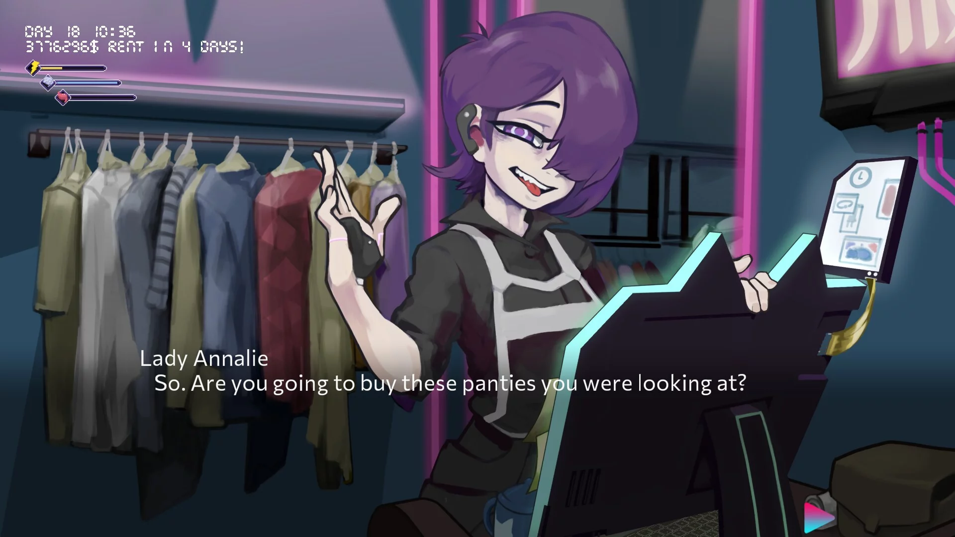 Изображение игры: !Ω Factorial Omega: My Dystopian Robot Girlfriend