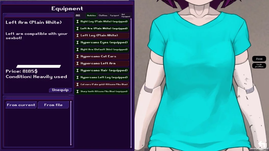 Изображение игры: !Ω Factorial Omega: My Dystopian Robot Girlfriend