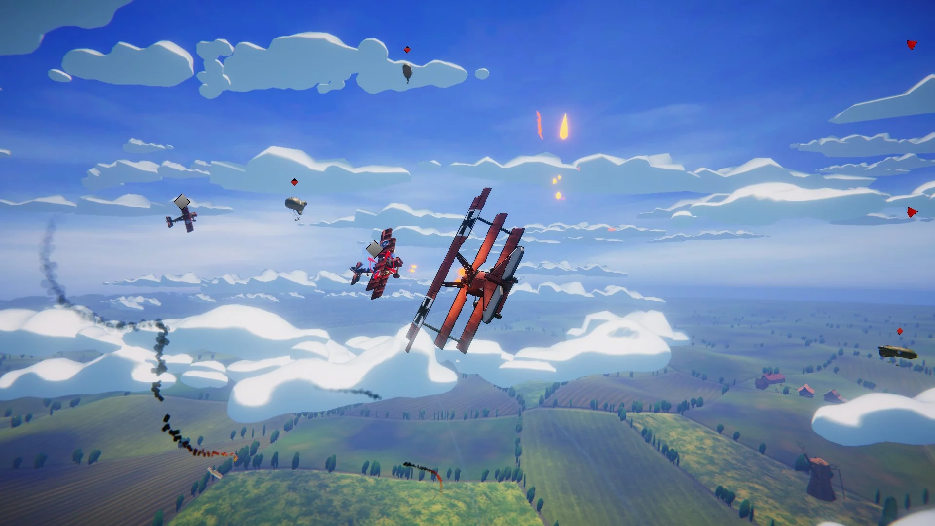Изображение игры: Red Wings: Aces of the Sky