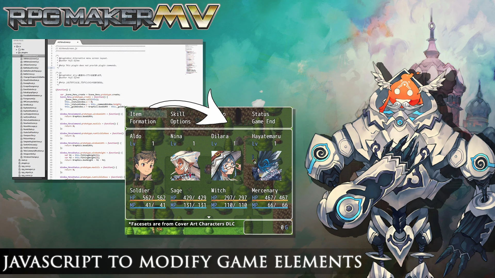 Изображение игры: RPG Maker MV