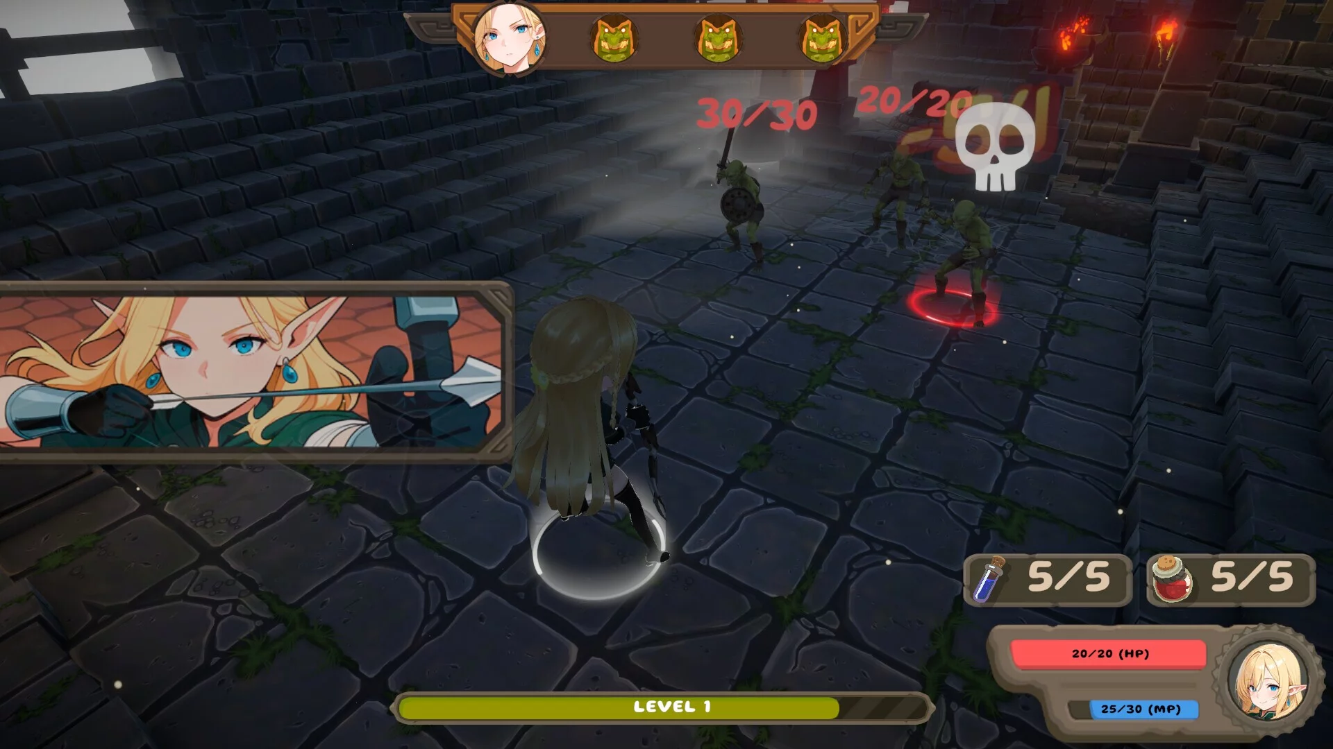 Изображение игры: Elf Adventure: The Lost Castle