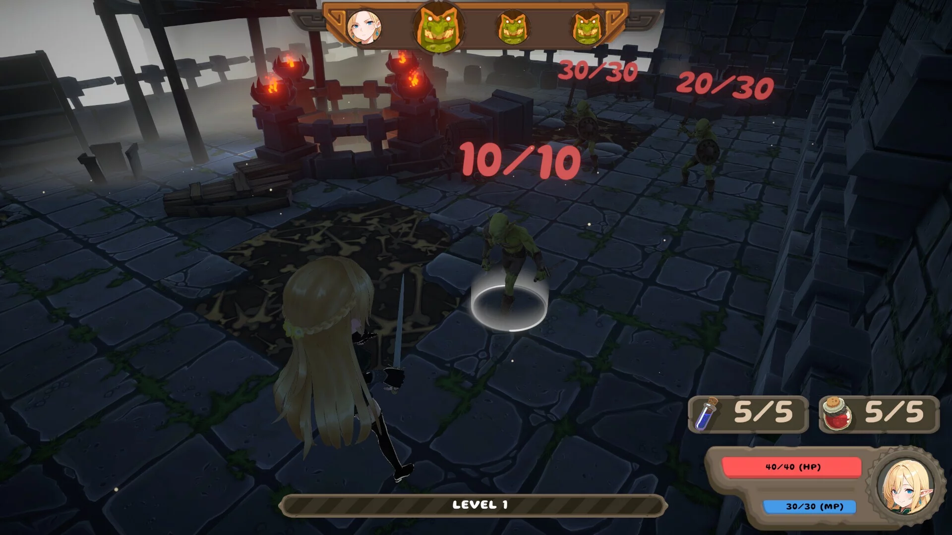 Изображение игры: Elf Adventure: The Lost Castle