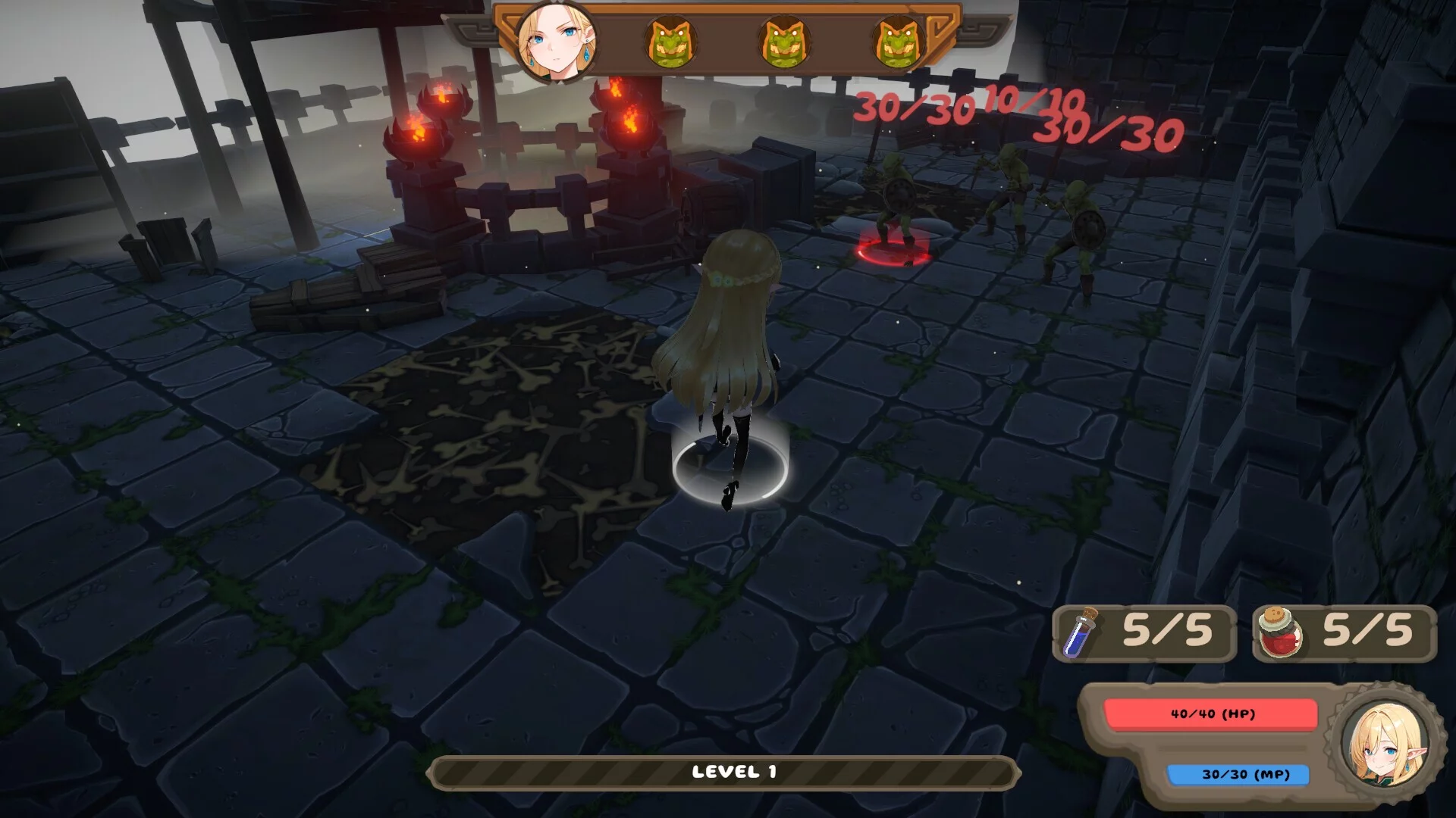Изображение игры: Elf Adventure: The Lost Castle
