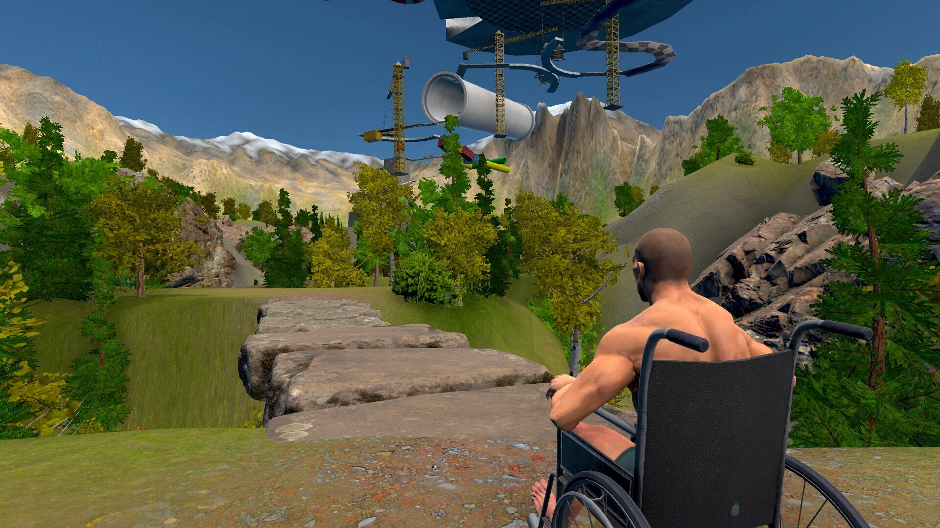 Изображение игры: a Difficult game about Wheelchair