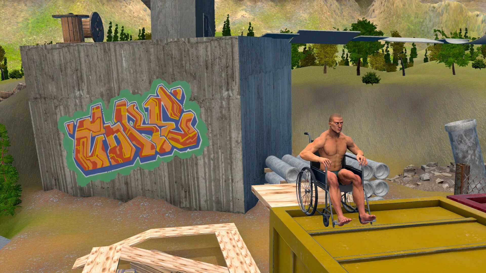 Изображение игры: a Difficult game about Wheelchair