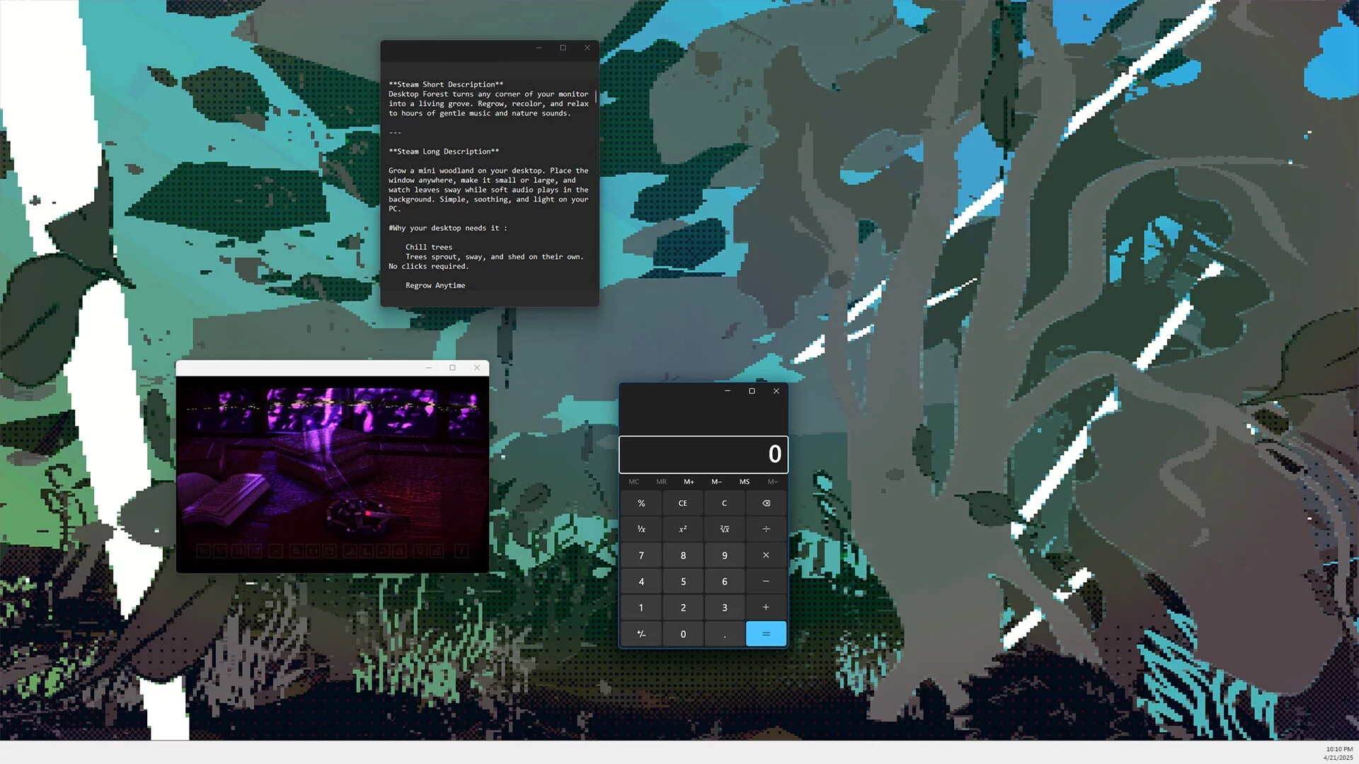 Изображение игры: Desktop Forest
