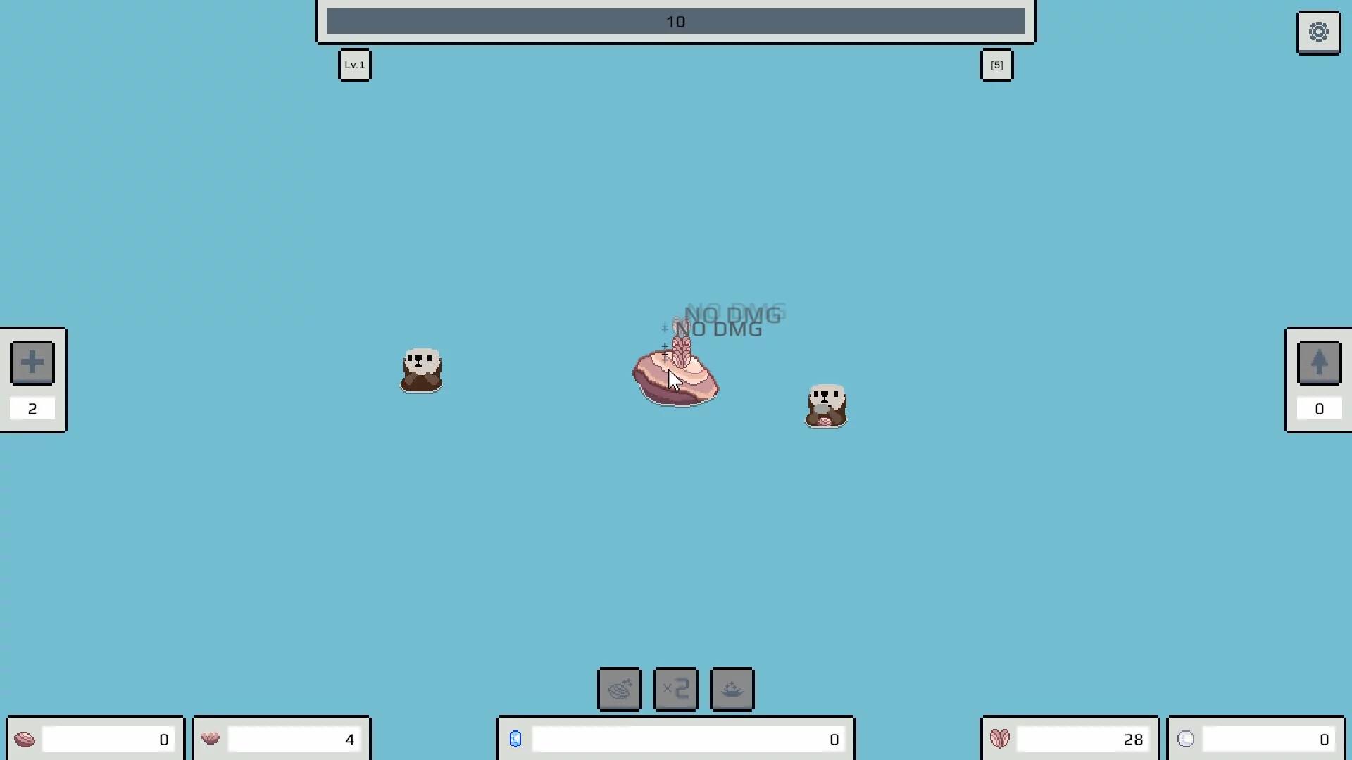 Изображение игры: otters and stones