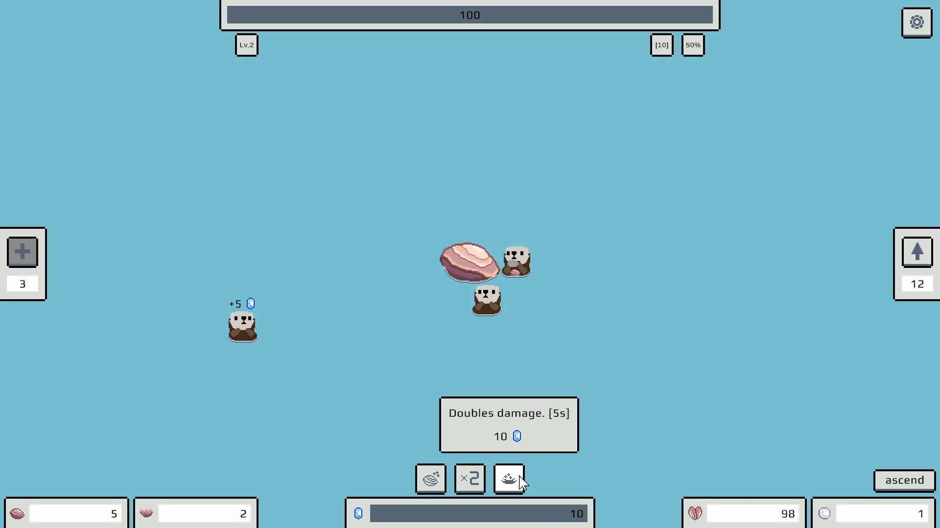 Изображение игры: otters and stones