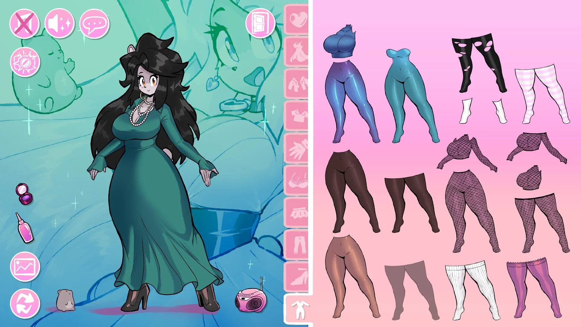 Изображение игры: Dress-Up With Helene: Deluxe!