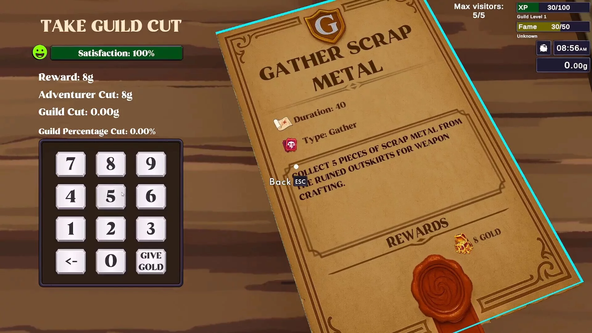Изображение игры: Guild Hall Simulator: Prologue