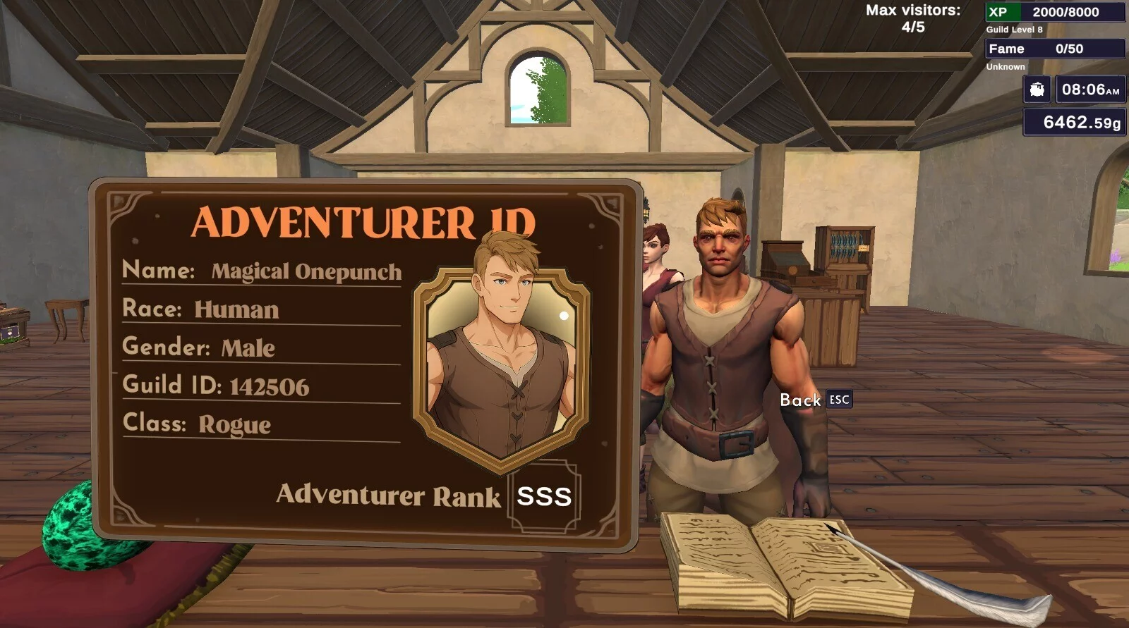 Изображение игры: Guild Hall Simulator: Prologue