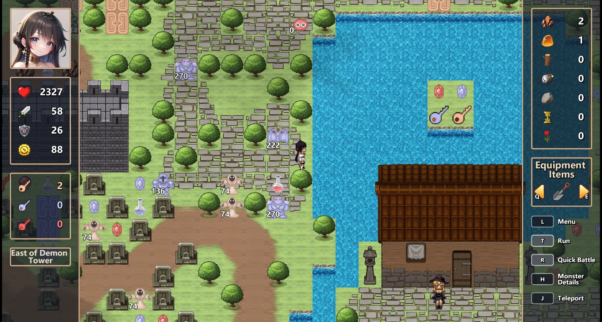 Изображение игры: 魔女之塔 Witch's Tower