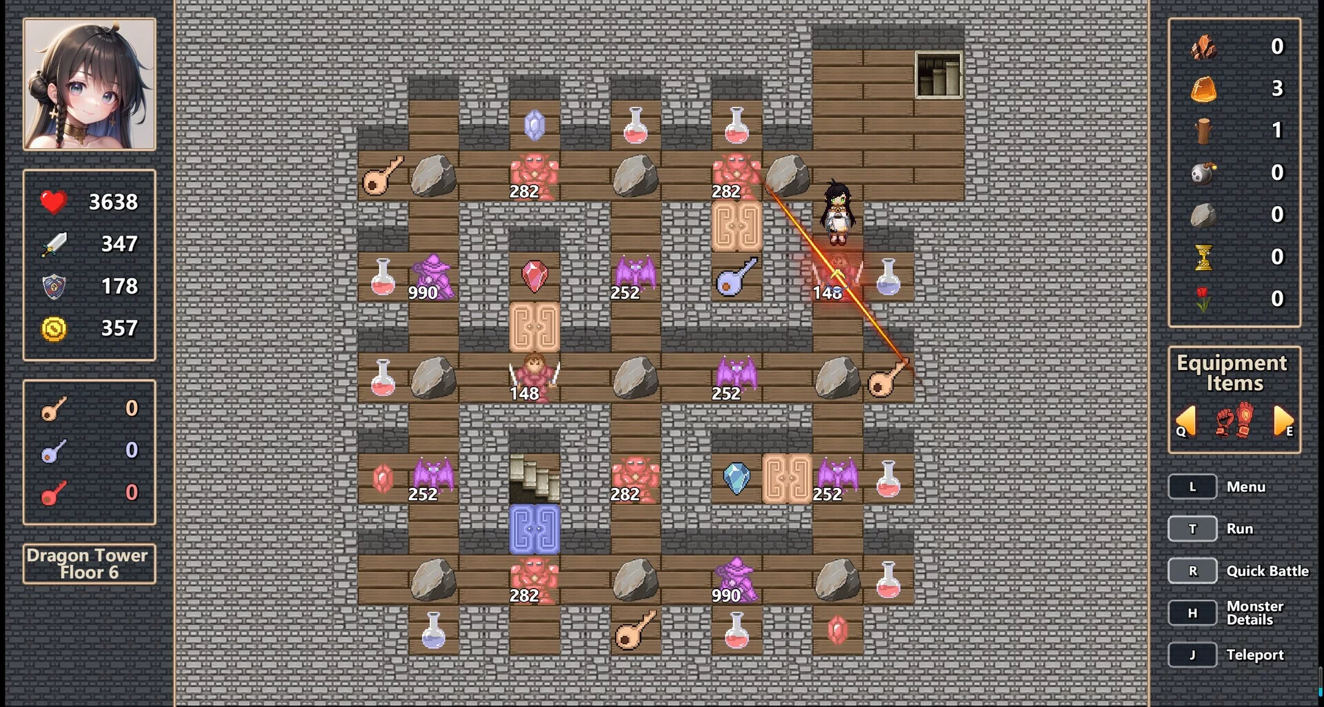 Изображение игры: 魔女之塔 Witch's Tower