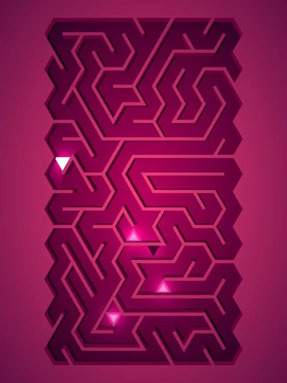 Изображение игры: Maze: path of light