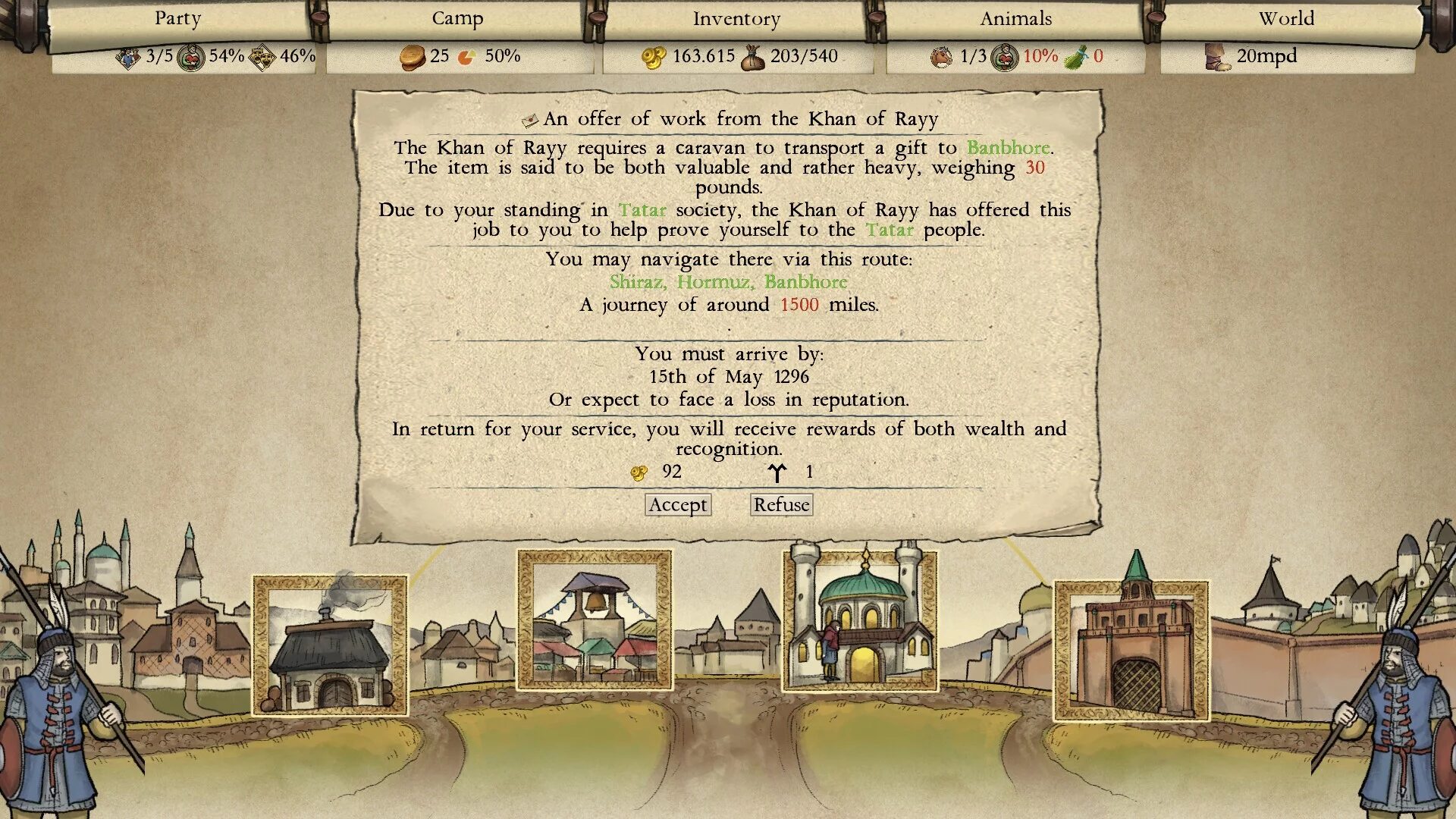 Изображение игры: Silk Roads II: Paths of Fortune