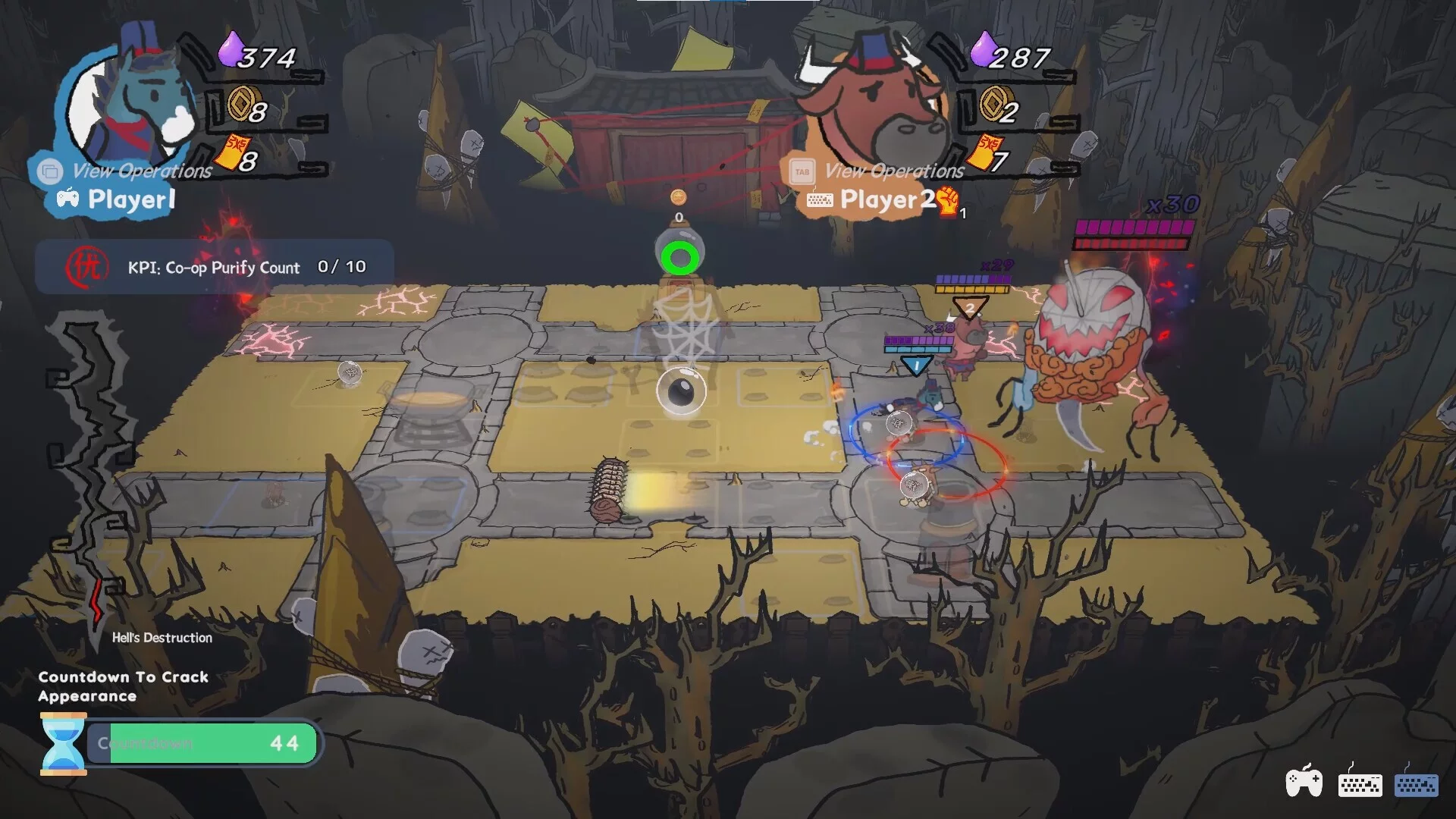 Изображение игры: Ox & Horse Work in Hell