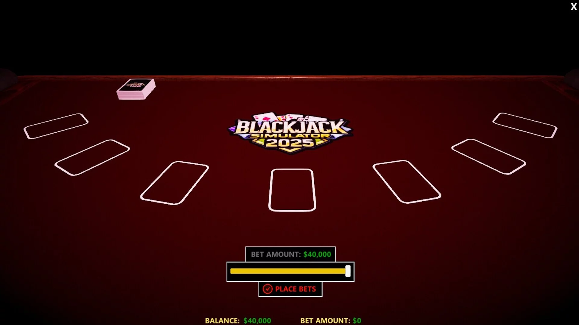 Изображение игры: Blackjack Simulator 2025