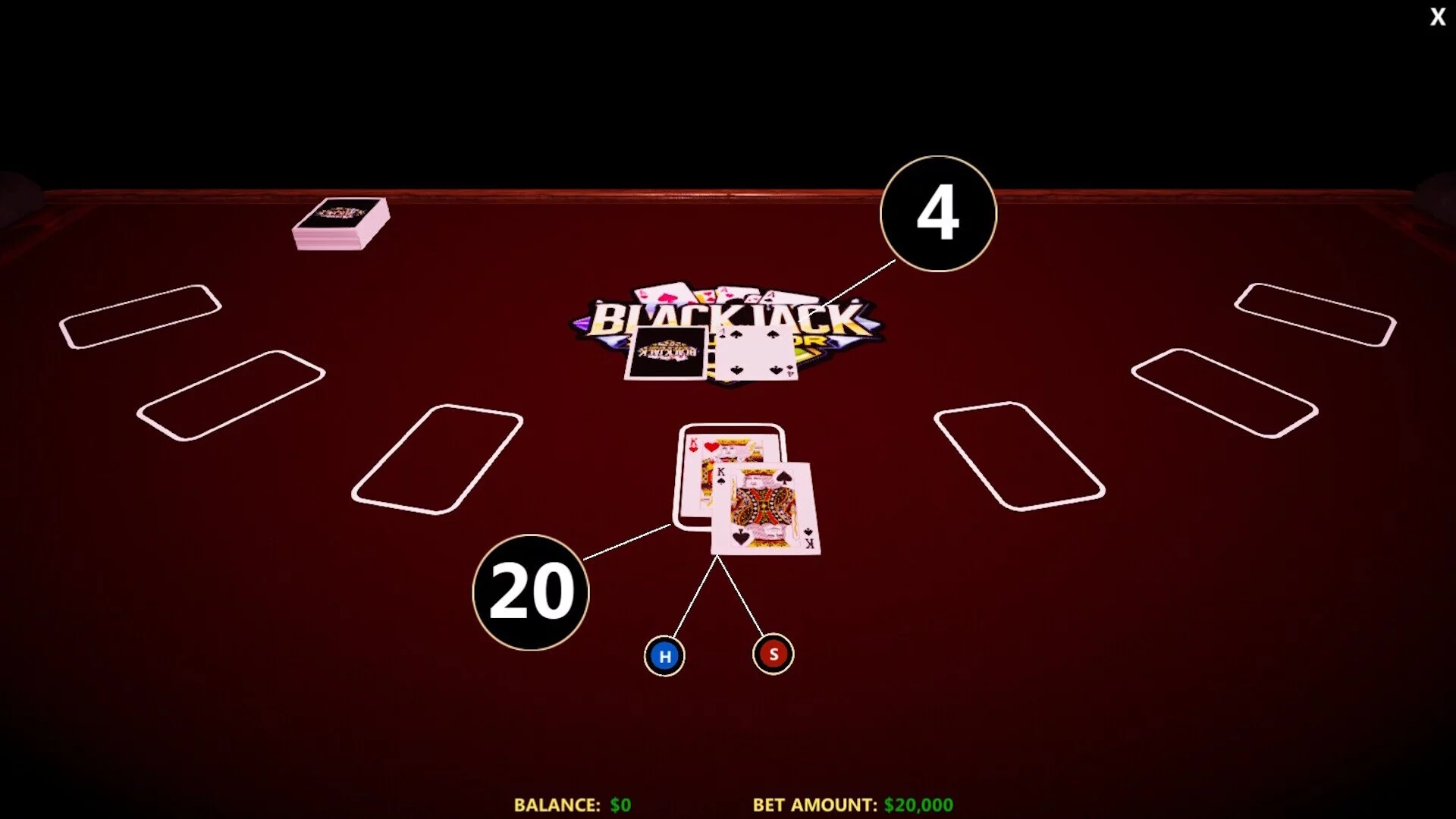 Изображение игры: Blackjack Simulator 2025