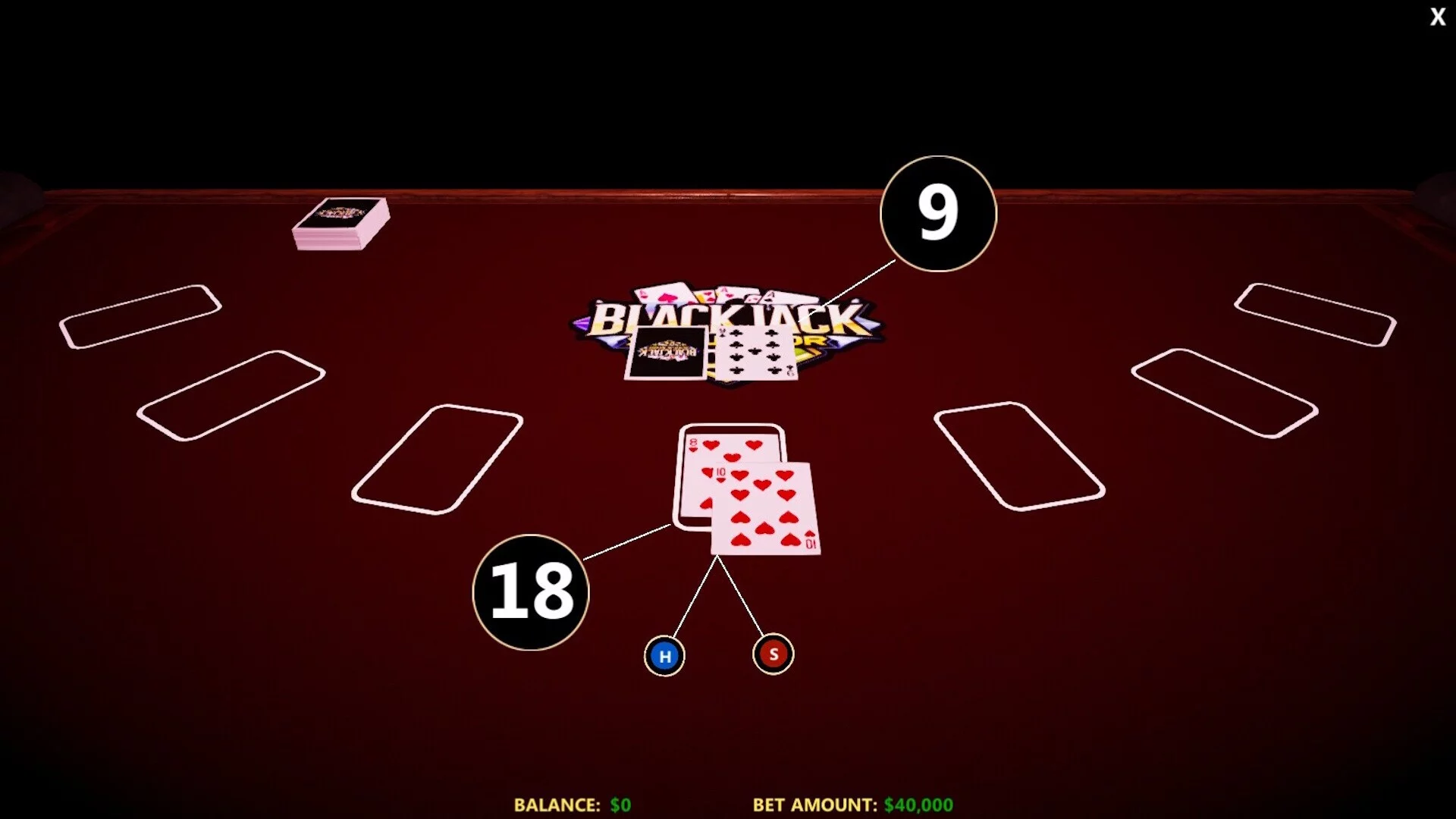 Изображение игры: Blackjack Simulator 2025