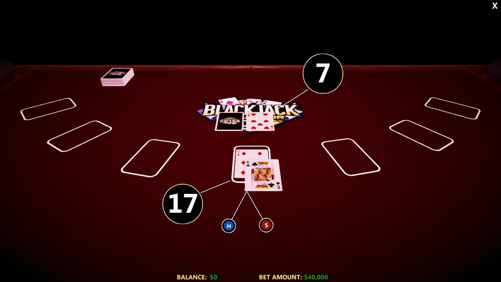 Изображение игры: Blackjack Simulator 2025