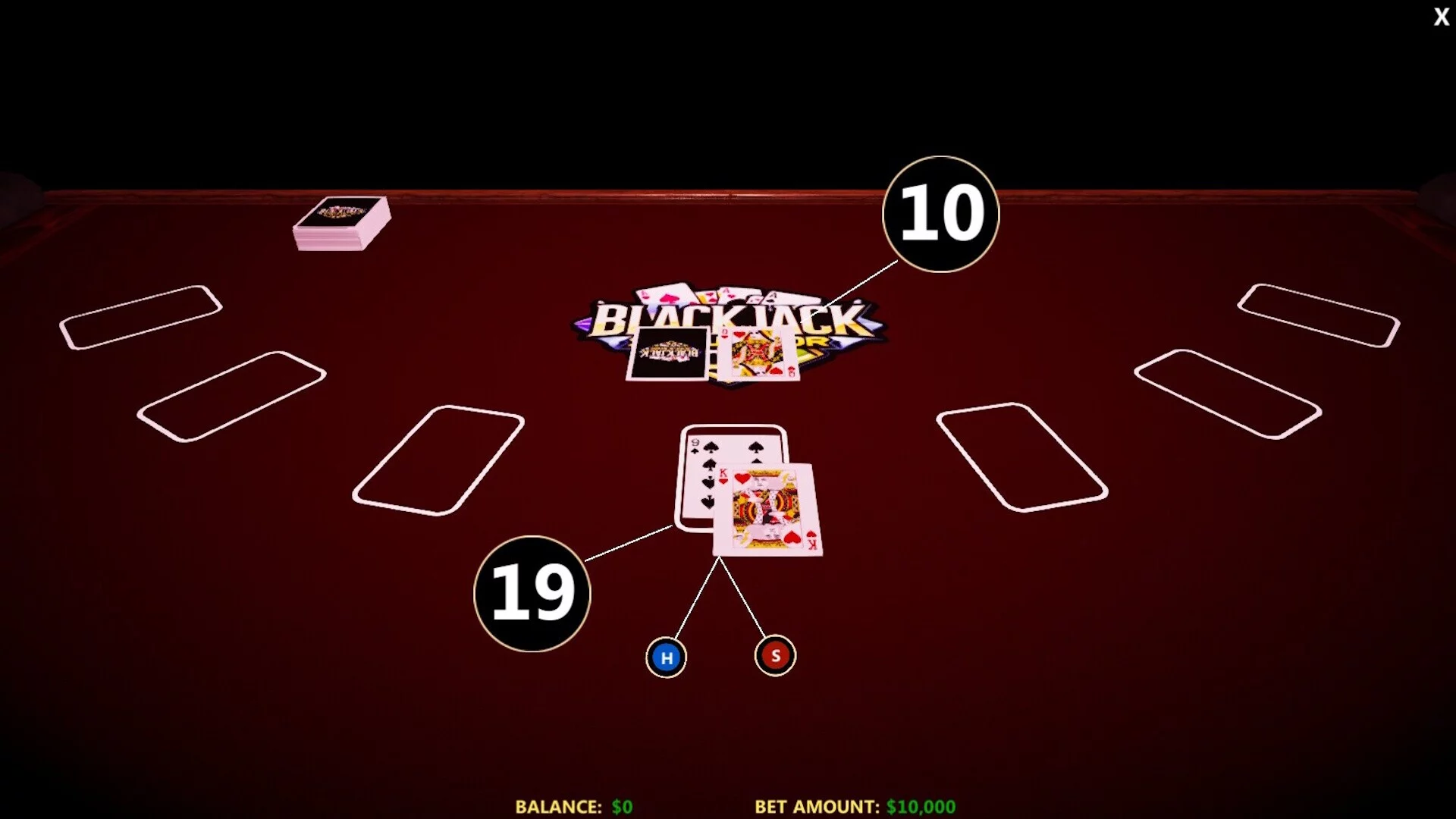 Изображение игры: Blackjack Simulator 2025