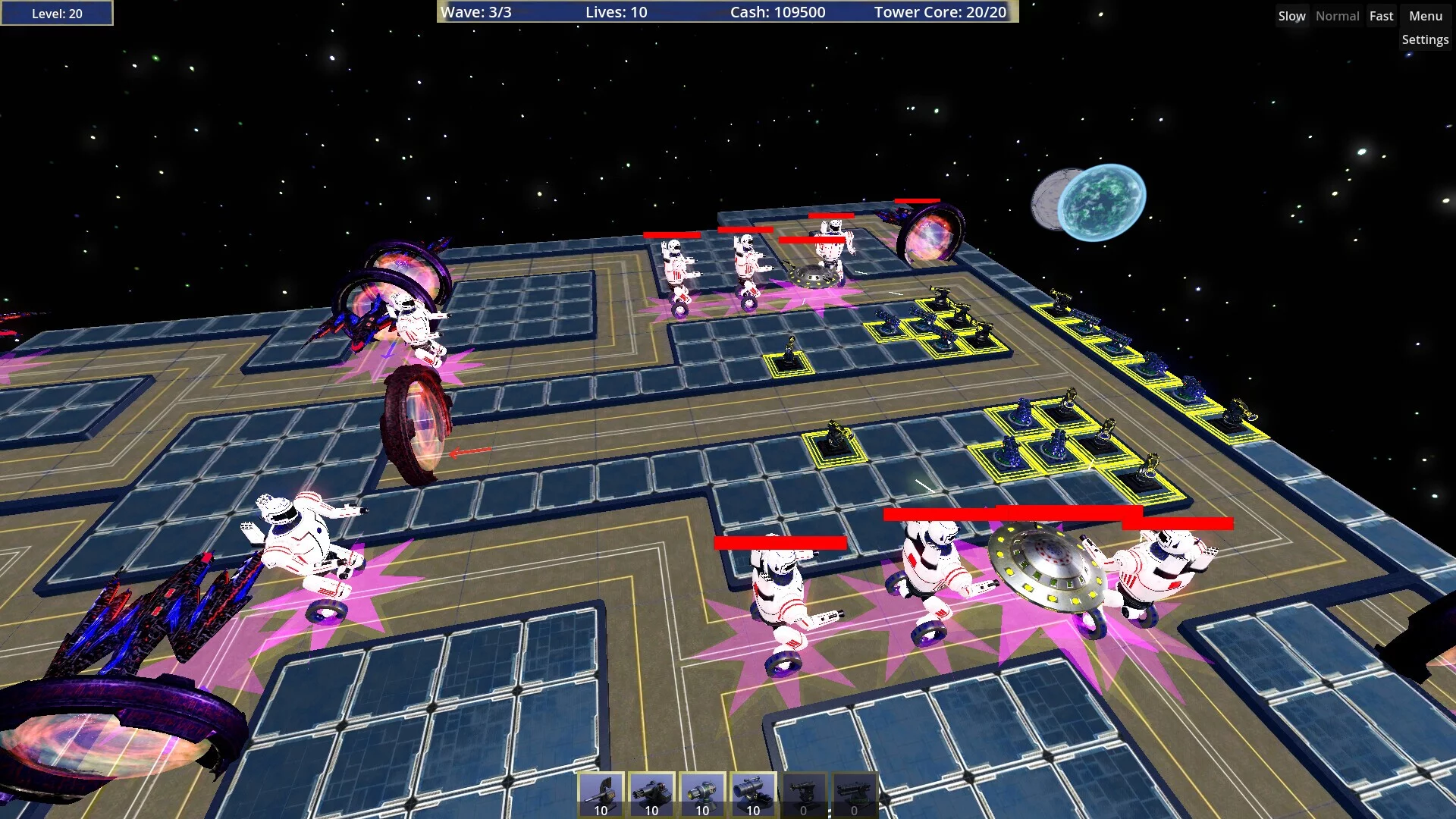 Изображение игры: Galaxy Defenders (Classic TD)
