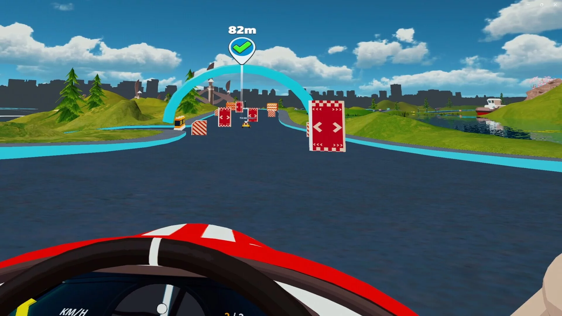 Изображение игры: MEGARACER QUANTUMRUSH