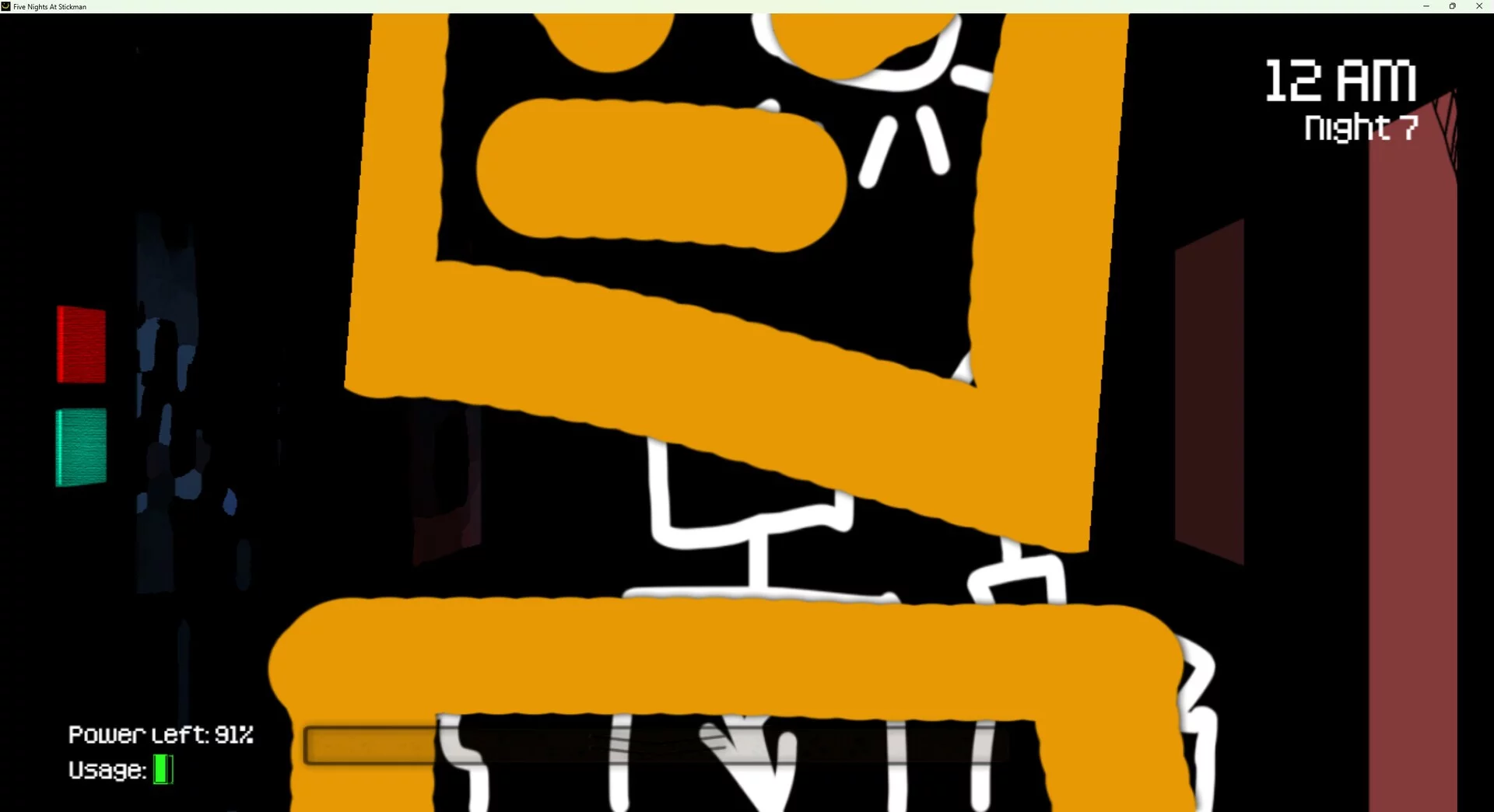 Изображение игры: Five Nights At Stickman