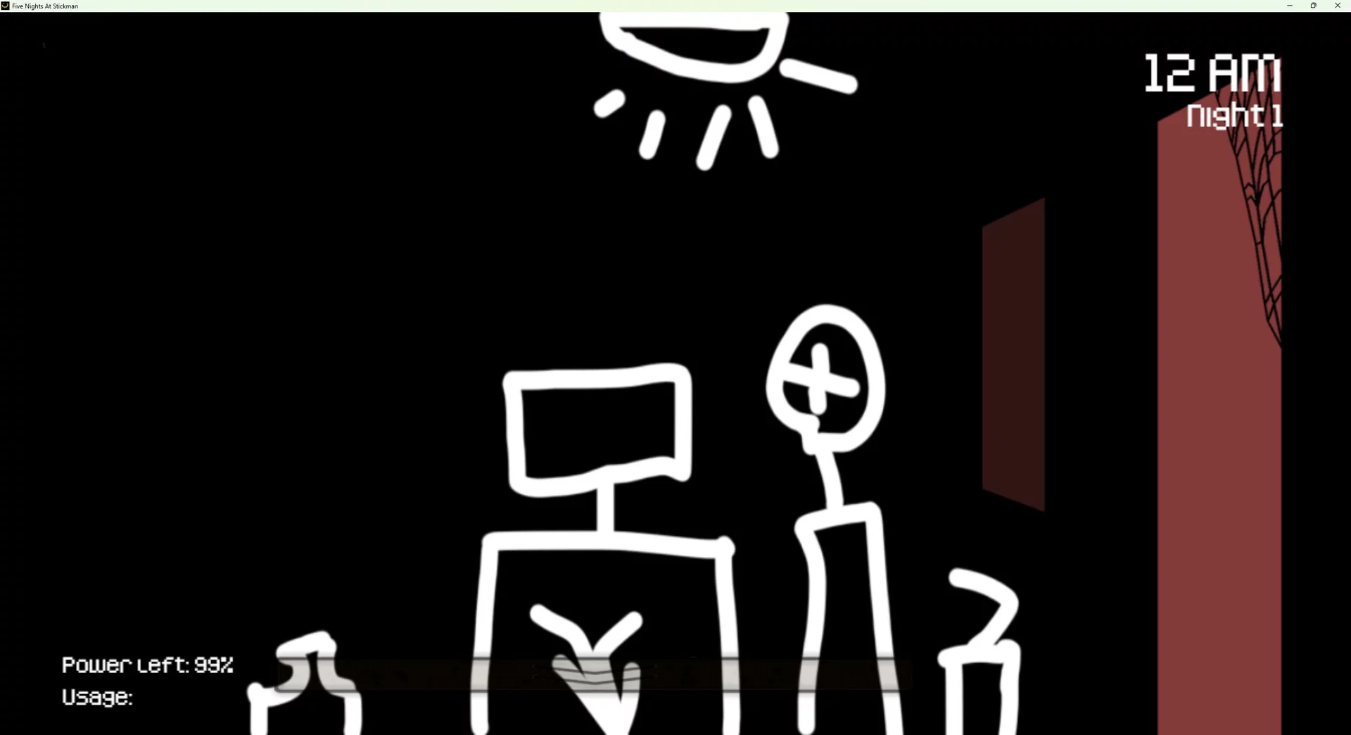 Изображение игры: Five Nights At Stickman