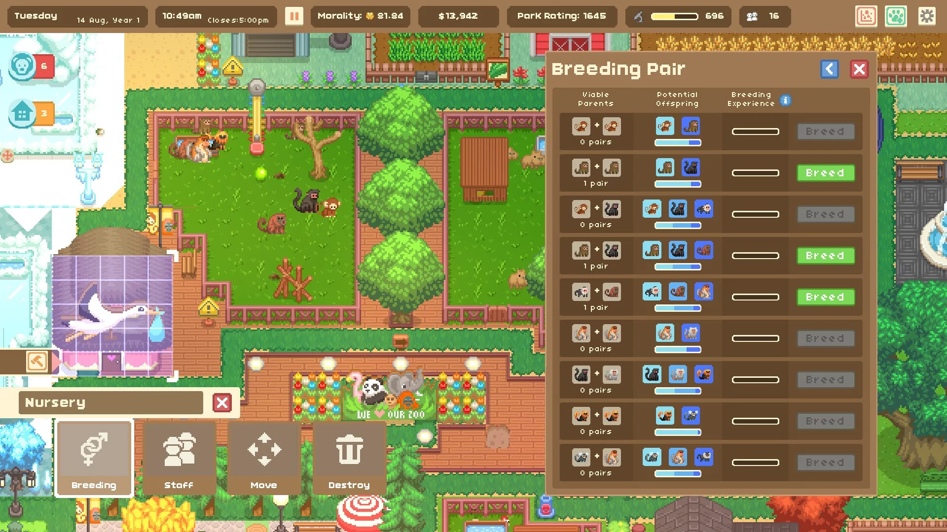 Изображение игры: Let's Build a Zoo