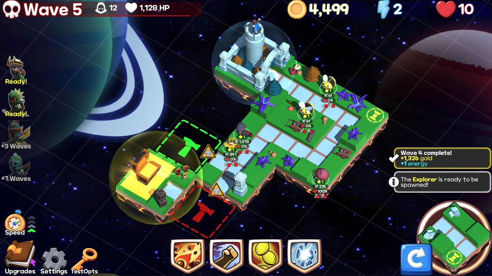 Изображение игры: Monster Tiles TD