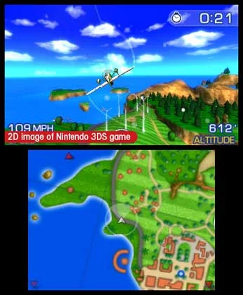 Изображение игры: Pilotwings Resort