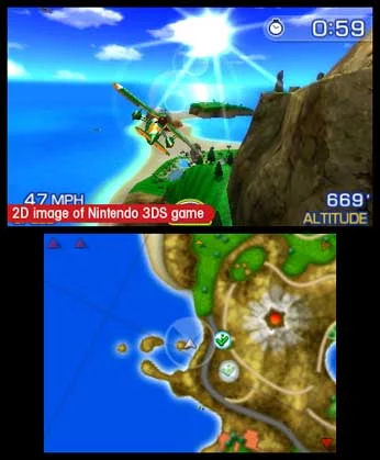 Изображение игры: Pilotwings Resort