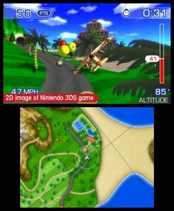 Изображение игры: Pilotwings Resort
