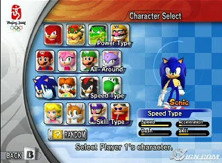 Изображение игры: Mario & Sonic at the Olympic Games