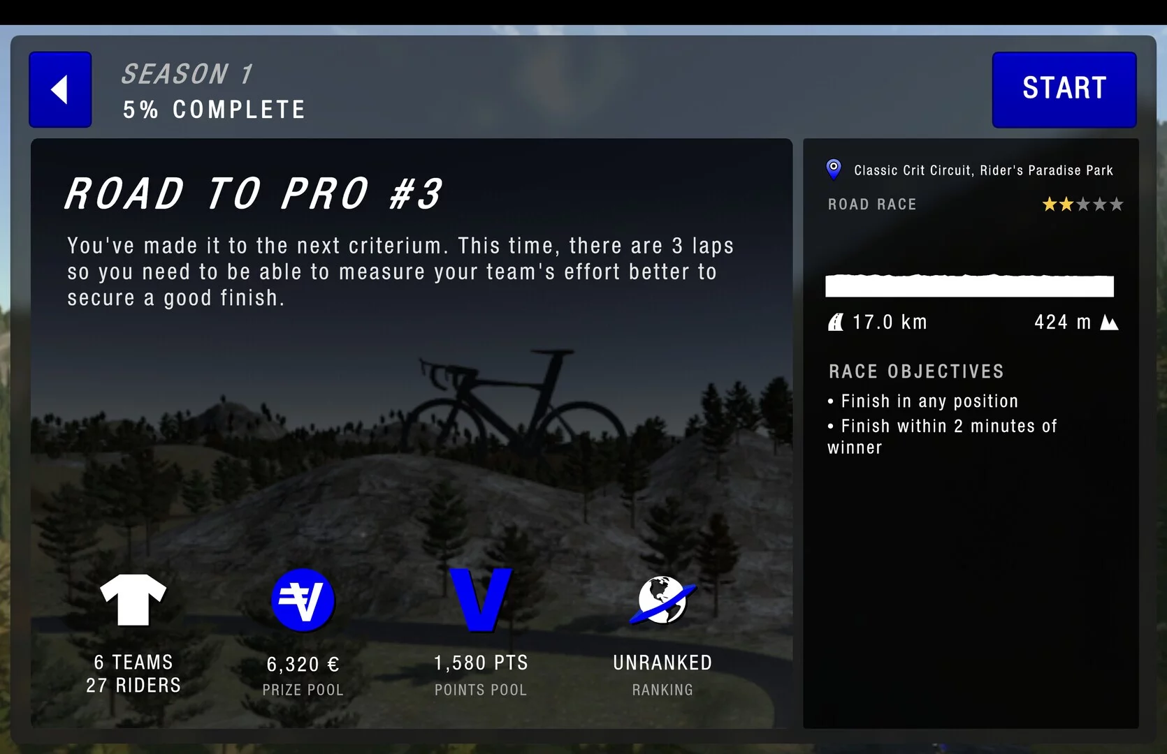 Изображение игры: Velo Pro Racer