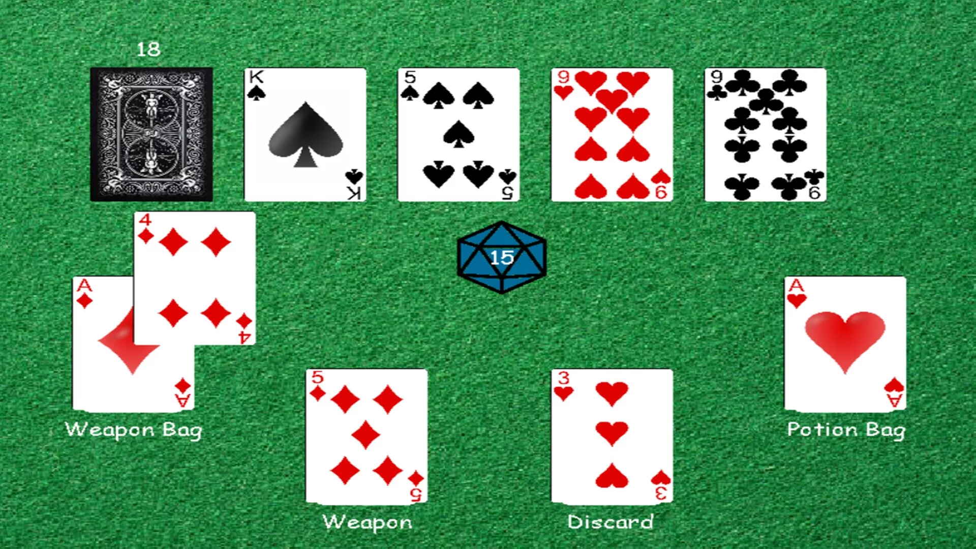 Изображение игры: Scoundrel Solitaire
