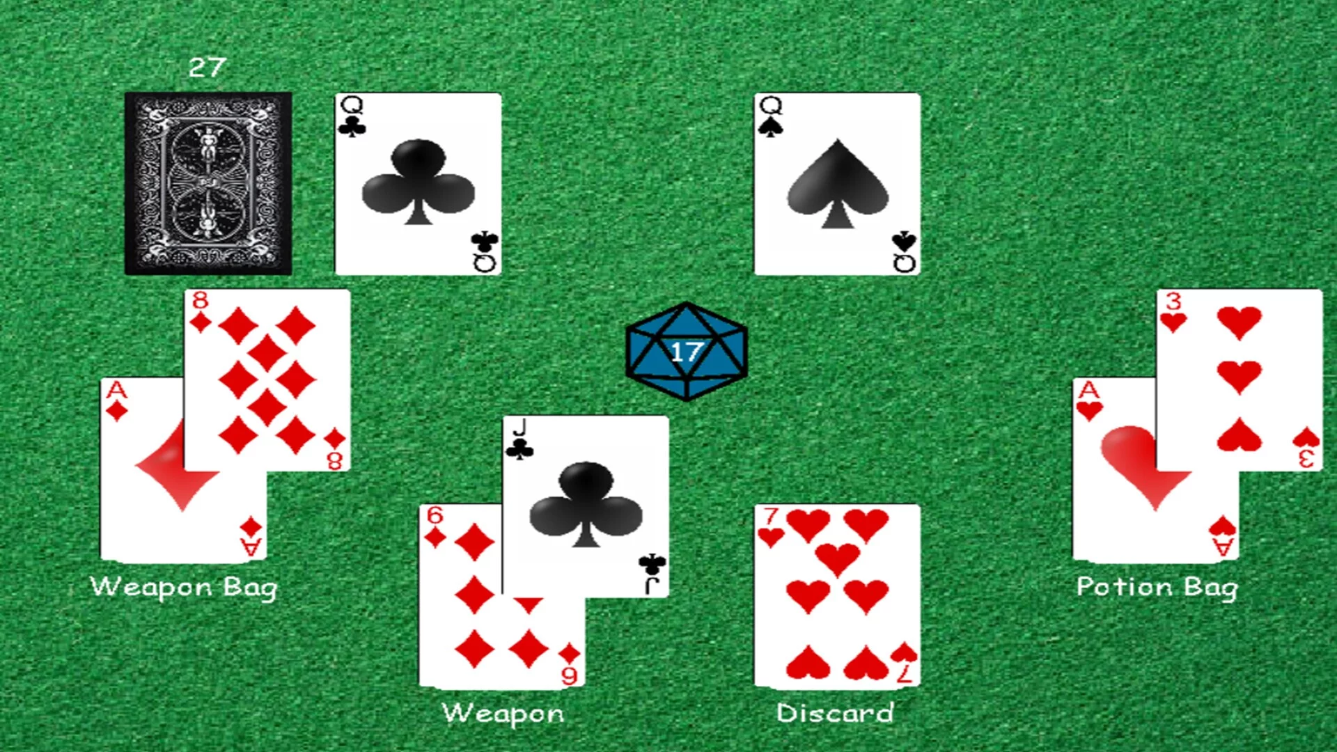Изображение игры: Scoundrel Solitaire