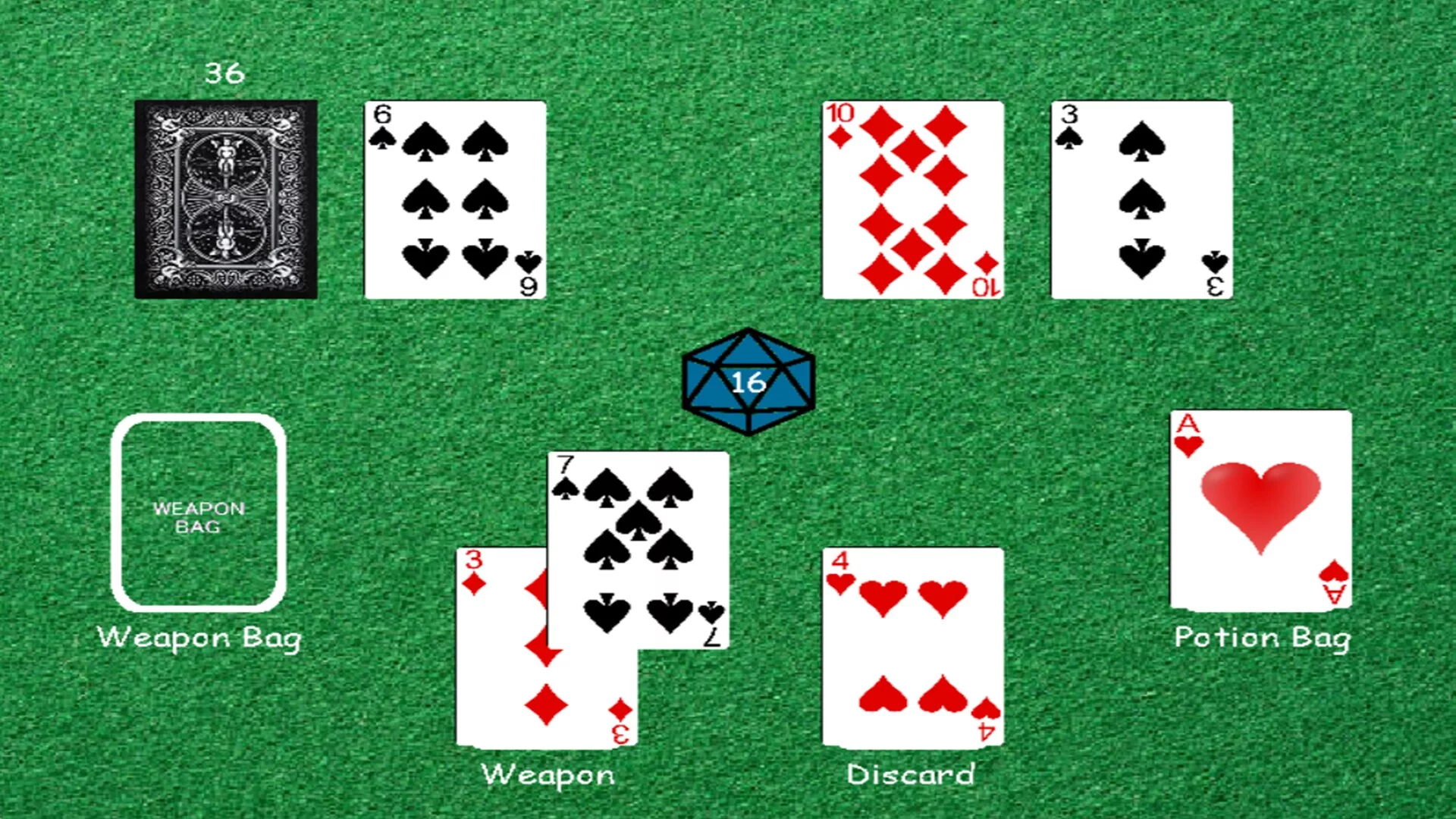 Изображение игры: Scoundrel Solitaire